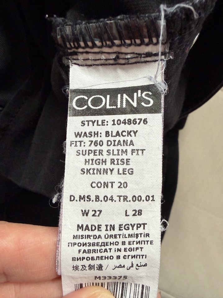 Colins Koyu gri Kadın Slim fit Kot Pantolon - Görsel 5