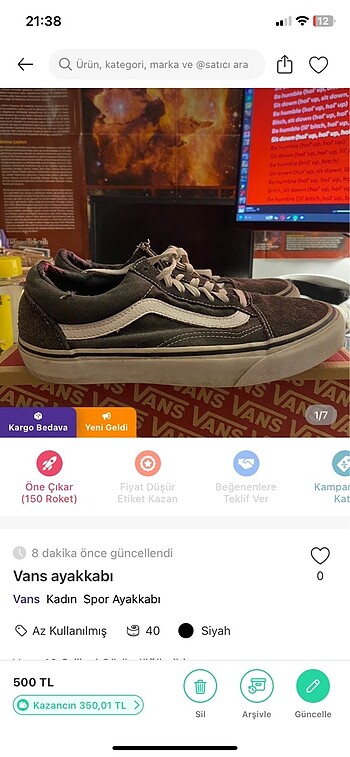Vans ayakkabı