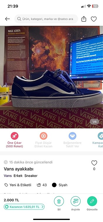 Vans ayakkabı