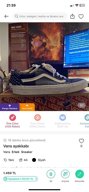 Vans ayakkabı
