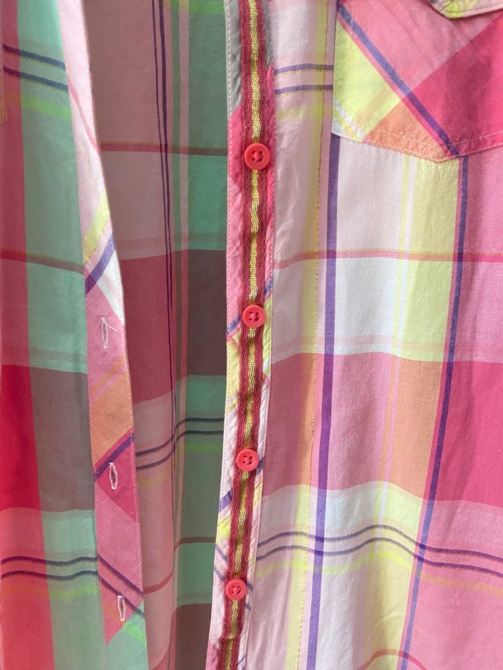 Uzun Kollu Kız Çocuk Gömlek - Görsel 3