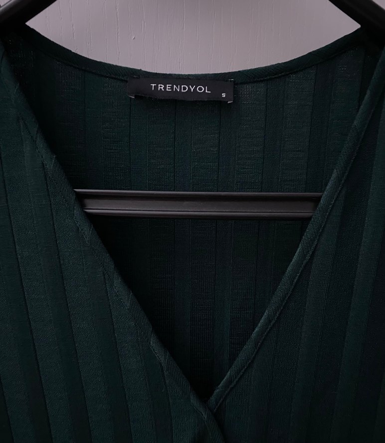 Yeşil Midi Elbise - Görsel 2