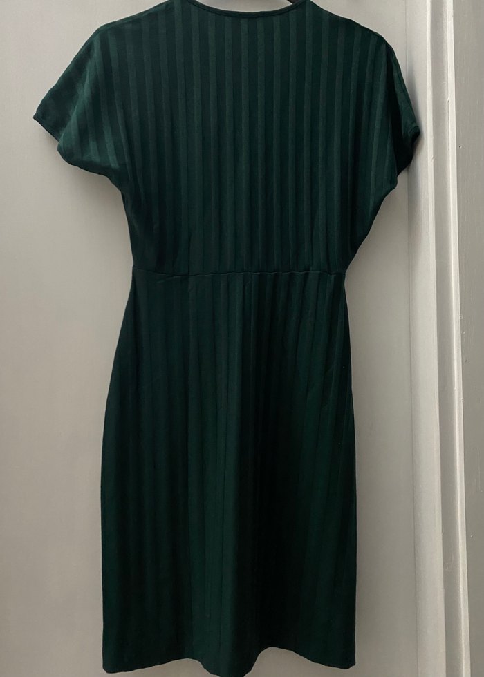 Yeşil Midi Elbise - Görsel 3