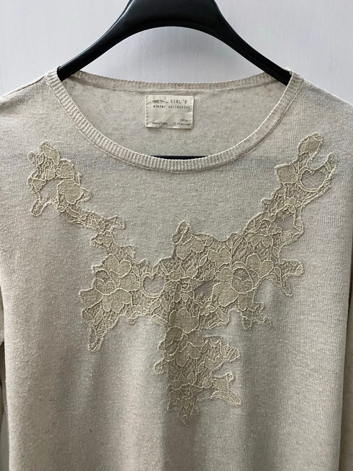 Kız Çocuk Triko Kazak - Görsel 3