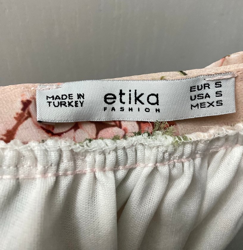 Çiçekli Volanlı Etek - Görsel 3