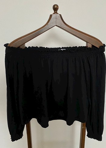 H&M Siyah Bluz - Görsel 4