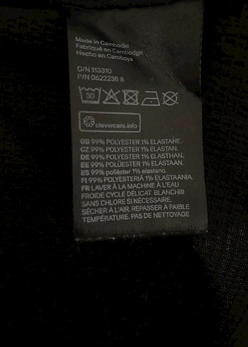 H&M Siyah Bluz - Görsel 3