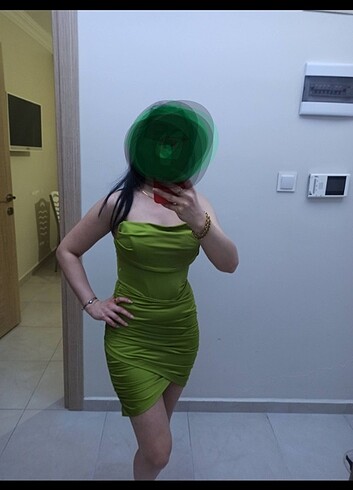 Trendyol & Milla Trendyol Milla yağ yeşili elbise