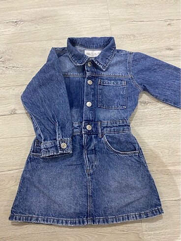 Zara Zara denim elbise çocuk
