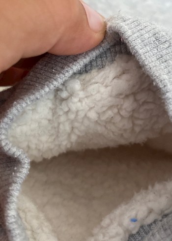 H&M Gri çocuk Peluş Detaylı Rahat Eşofman