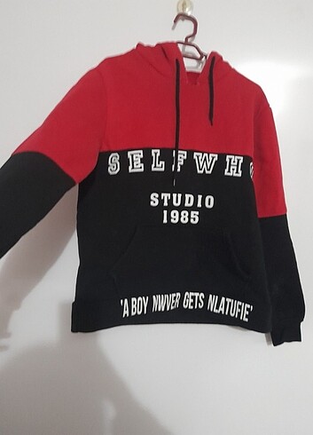 3 iplik kalin kapsonlu sweat