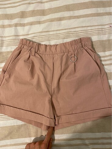 bershka pudra pembe şort