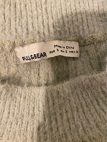 Pull and Bear pull&bear yeşil kazak
