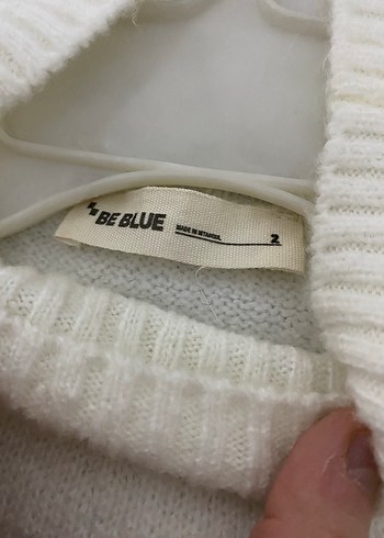 Be Blue Beyaz Kazak - Görsel 5