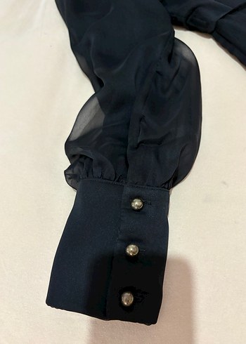 Siyah Uzun Kadın Elbise - Görsel 8