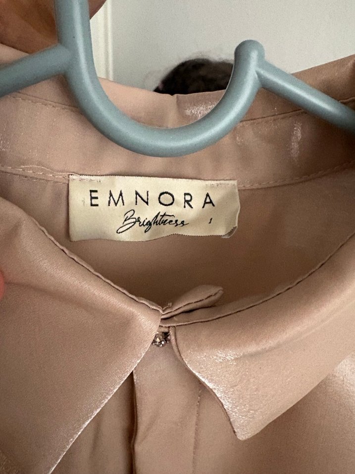 Pudra pembesi şık gömlek - Görsel 5