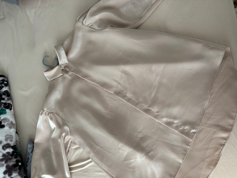 Pudra pembesi şık gömlek - Görsel 2