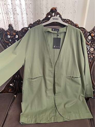 Minik Terzi Yeşil Ceket - Görsel 6