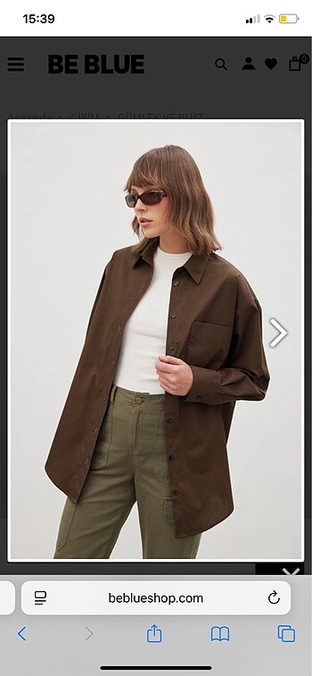 Be Blue Poplin Gömlek - Görsel 8