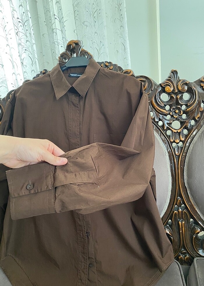 Be Blue Poplin Gömlek - Görsel 4