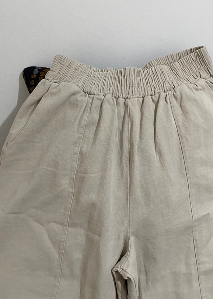 Beli lastikli pantolon - Görsel 2