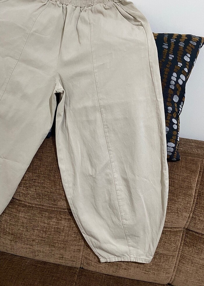 Beli lastikli pantolon - Görsel 5