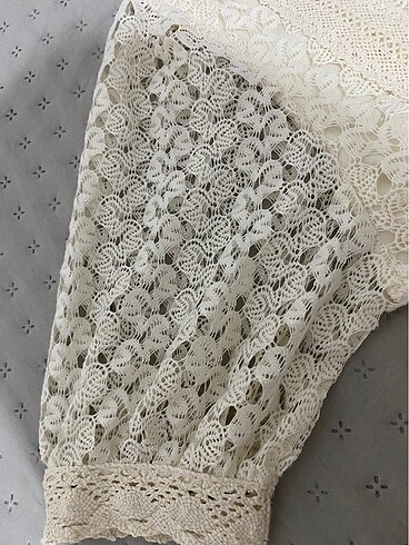 Zara Dantelli Elbise - Görsel 6