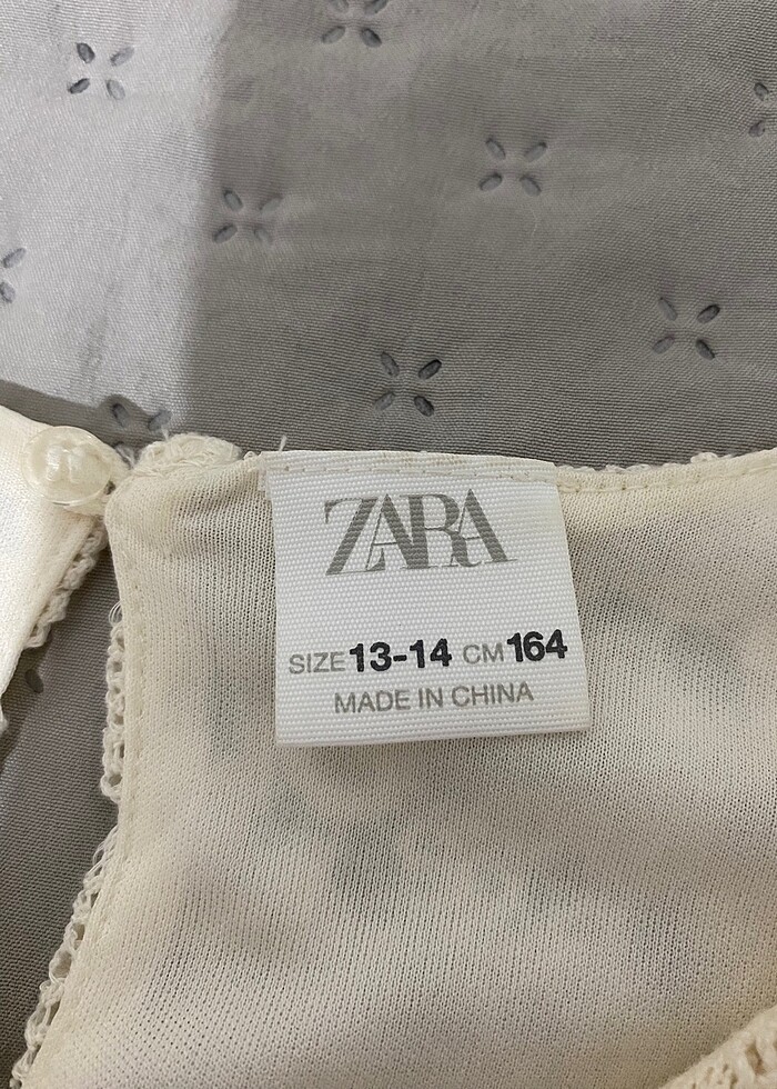 Zara Dantelli Elbise - Görsel 5