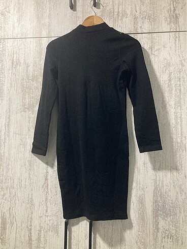 38 Beden Siyah triko elbise