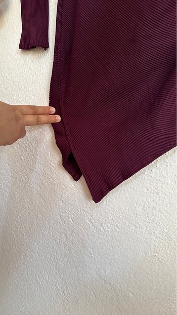 m Beden bordo Renk Elbise