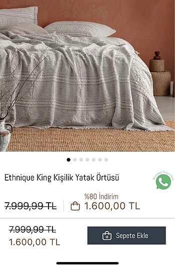 Madame Coco Yatak örtüsü