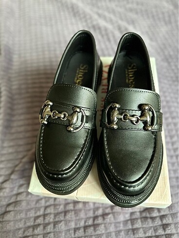38 Beden siyah Renk Klasik loafer ayakkabı