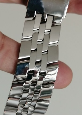 Sıfır Paslanmaz çelik bileklik kordon 22 mm - Görsel 8