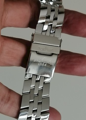 Sıfır Paslanmaz çelik bileklik kordon 22 mm - Görsel 3