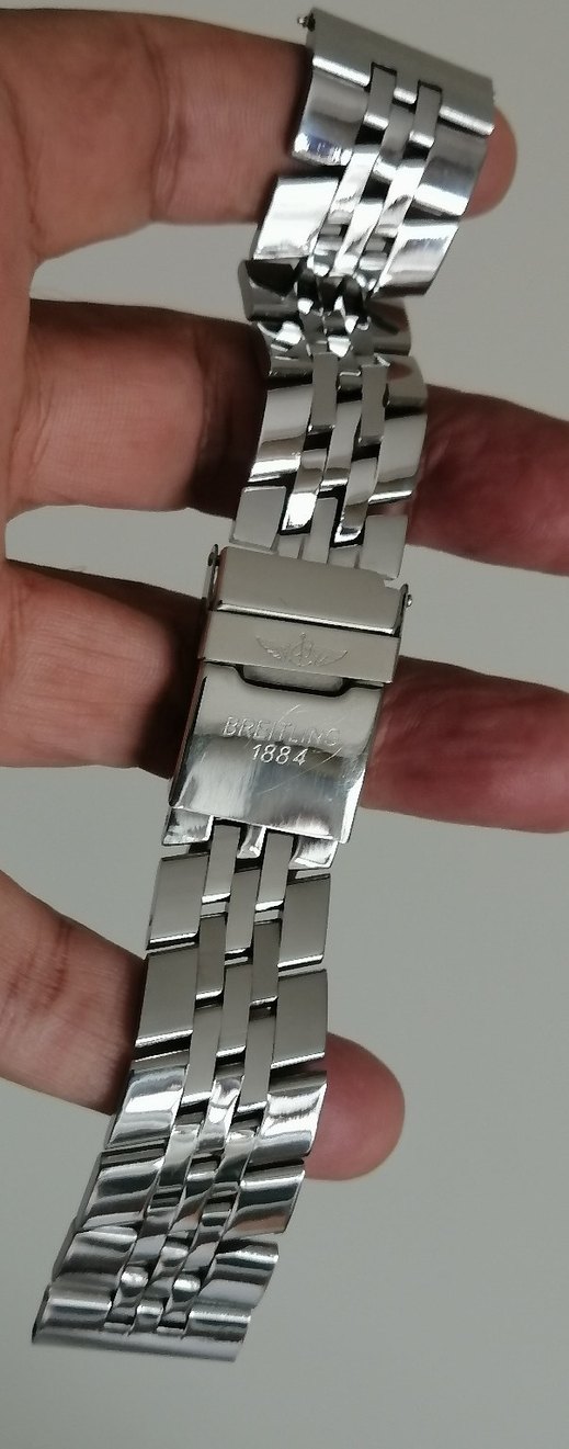 Sıfır Paslanmaz çelik bileklik kordon 22 mm - Görsel 3