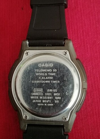 Casio CASİO MARKA ORİJİNAL VİNTAGE ANALOG VE DİJİTAL İKİ SAAT BİR ARAD