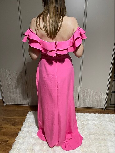 Pembe Abiye Elbise