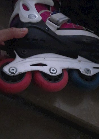 tek ebat Beden pembe Renk Pembe Tokalı Paten ayakkabi
