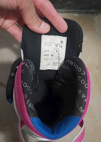 tek ebat Beden Pembe Tokalı Paten ayakkabi