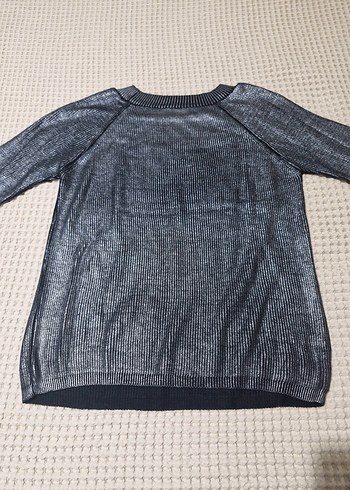 jakarli Gri Kadın Triko Uzun Kollu Kazak - Görsel 2