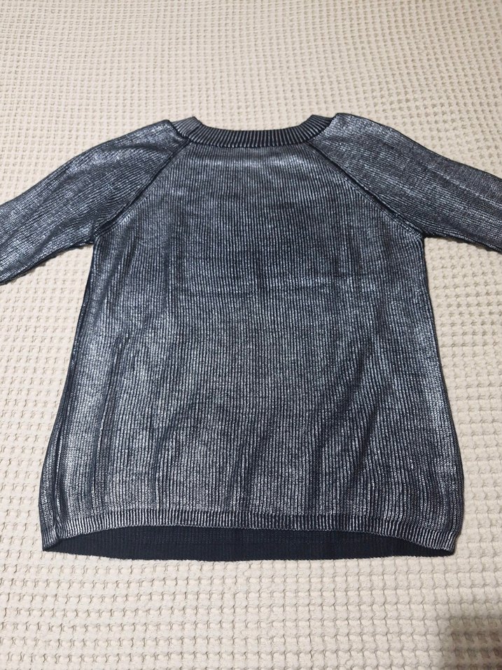 jakarli Gri Kadın Triko Uzun Kollu Kazak - Görsel 2