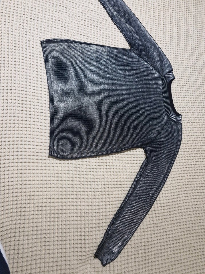 jakarli Gri Kadın Triko Uzun Kollu Kazak - Görsel 3