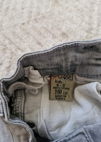 Gri Mini #kızcocuk #Denim #Şort - Görsel 2