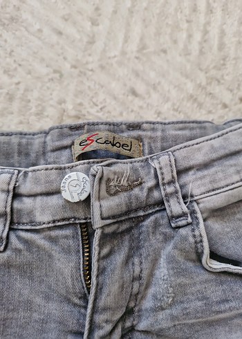 Gri Mini #kızcocuk #Denim #Şort - Görsel 4