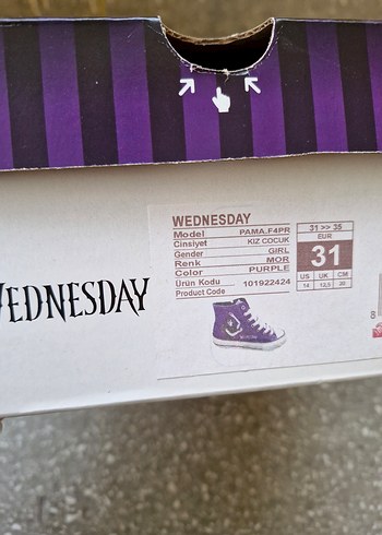 Mor  Bağcıklı Spor Ayakkabı #convers #flo - Görsel 4