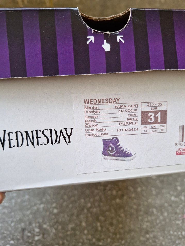 Mor  Bağcıklı Spor Ayakkabı #convers #flo - Görsel 4