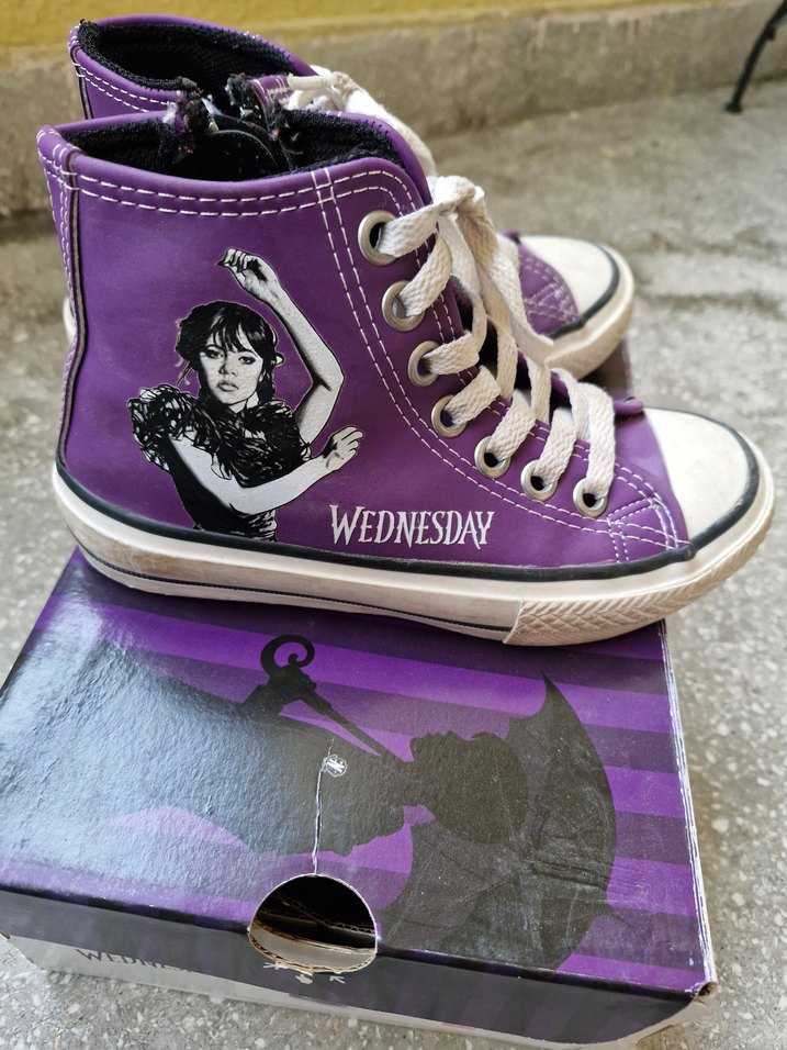 Mor  Bağcıklı Spor Ayakkabı #convers #flo - Görsel 2