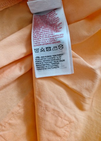 #KızÇocuk turuncu Kısa Kollu #Elbise - Görsel 6