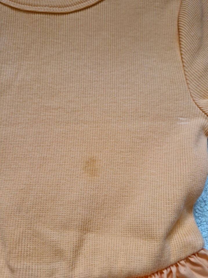 #KızÇocuk turuncu Kısa Kollu #Elbise - Görsel 4