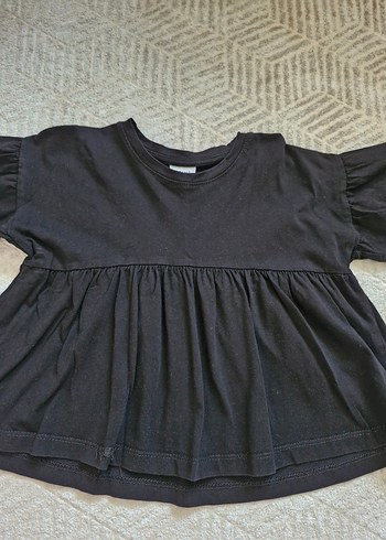 Kız Çocuk Siyah #Bluz - Görsel 2